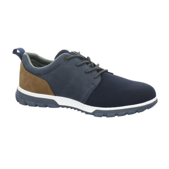 Bugatti Classic Sonar Exko Schnürhalbschuhe Dunkelblau - 360° Ansicht