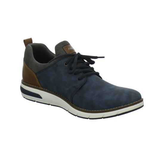 Rieker Schnürhalbschuhe Dunkelblau - 360° Ansicht