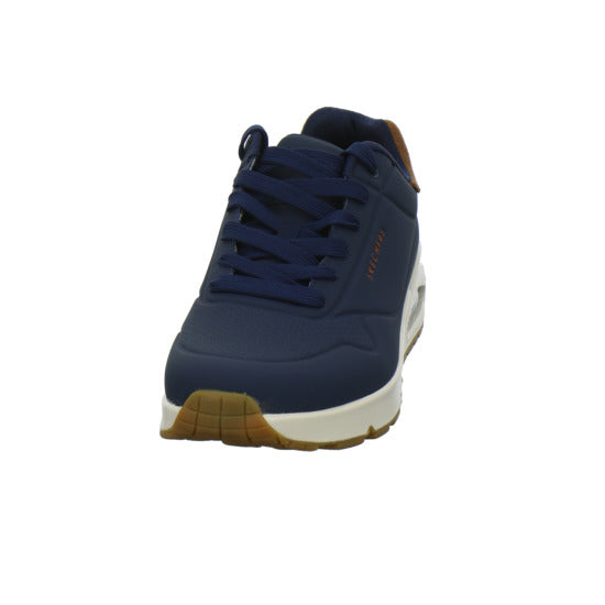 Skechers UNO Schnürhalbschuhe Dunkelblau - 360° Ansicht