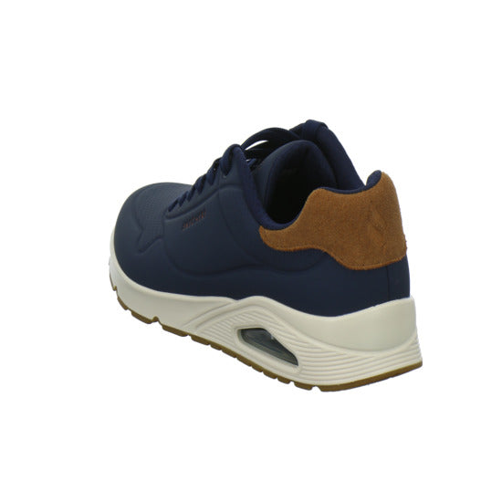 Skechers UNO Schnürhalbschuhe Dunkelblau - 360° Ansicht