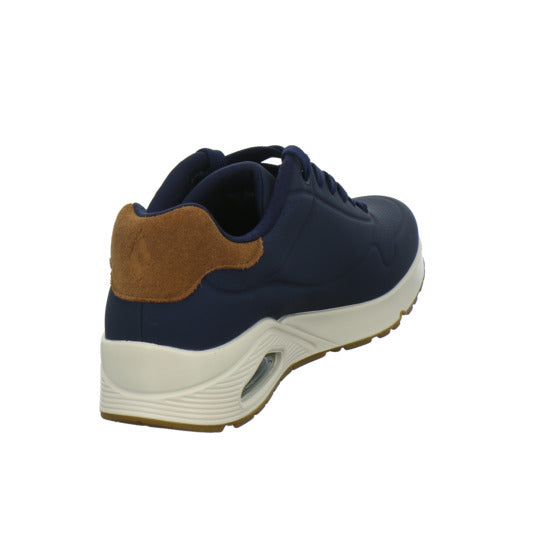 Skechers UNO Schnürhalbschuhe Dunkelblau - 360° Ansicht