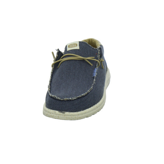 Hey Dude Wally Coastland Schnürhalbschuhe Dunkelblau - 360° Ansicht