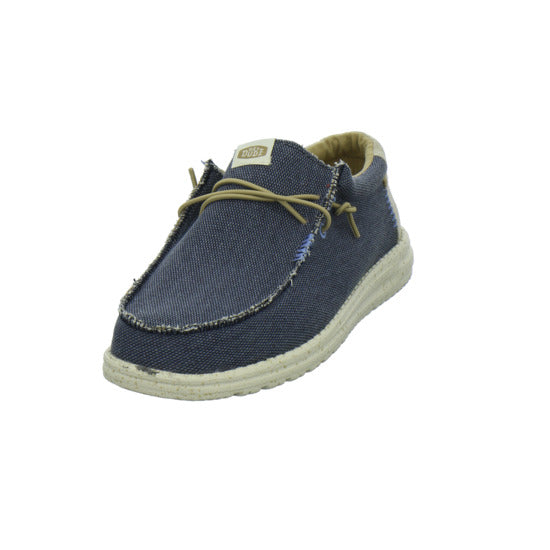 Hey Dude Wally Coastland Schnürhalbschuhe Dunkelblau - 360° Ansicht