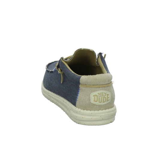 Hey Dude Wally Coastland Schnürhalbschuhe Dunkelblau - 360° Ansicht
