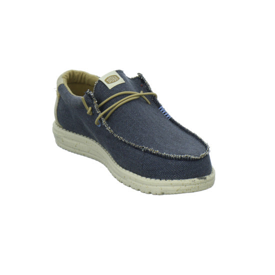 Hey Dude Wally Coastland Schnürhalbschuhe Dunkelblau - 360° Ansicht