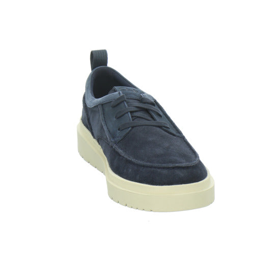 Clarks Polden Moc Schnürhalbschuhe Dunkelblau - 360° Ansicht