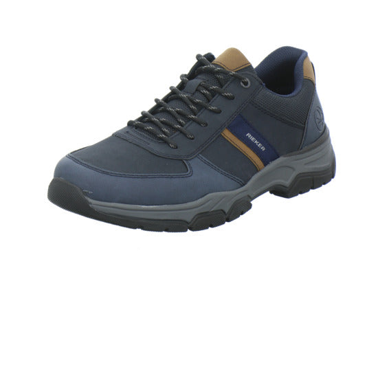Rieker Schnürhalbschuhe Blau-kombi - 360° Ansicht