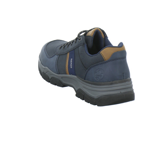 Rieker Schnürhalbschuhe Blau-kombi - 360° Ansicht