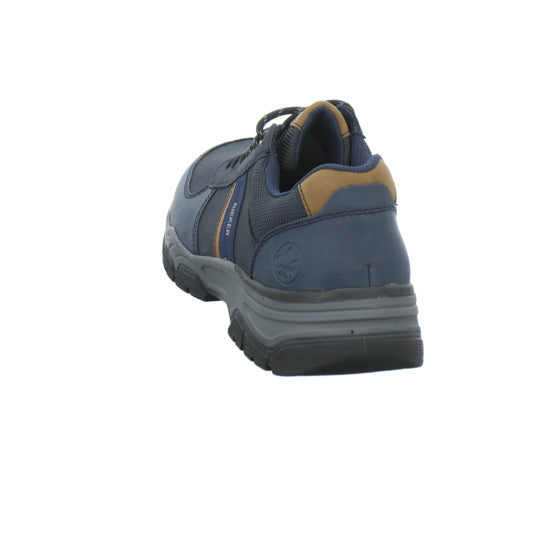 Rieker Schnürhalbschuhe Blau-kombi - 360° Ansicht