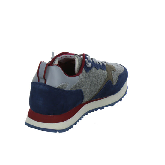 Maripe Schnürhalbschuhe Blau-kombi - 360° Ansicht