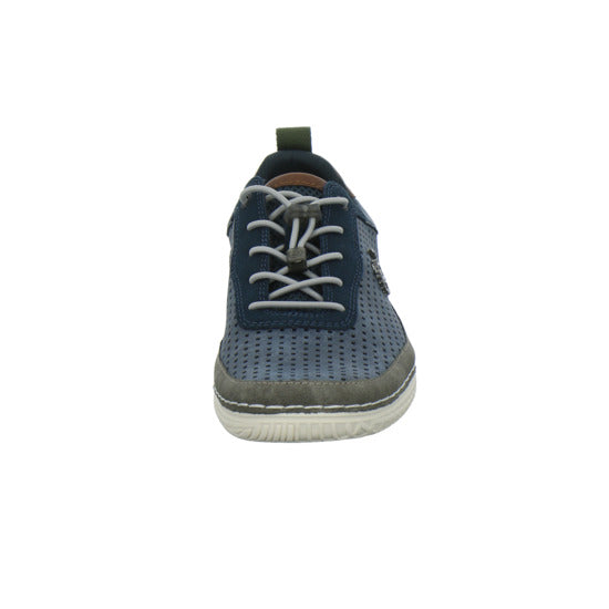 Bugatti Classic Bimini Schnürhalbschuhe Blau-kombi - 360° Ansicht