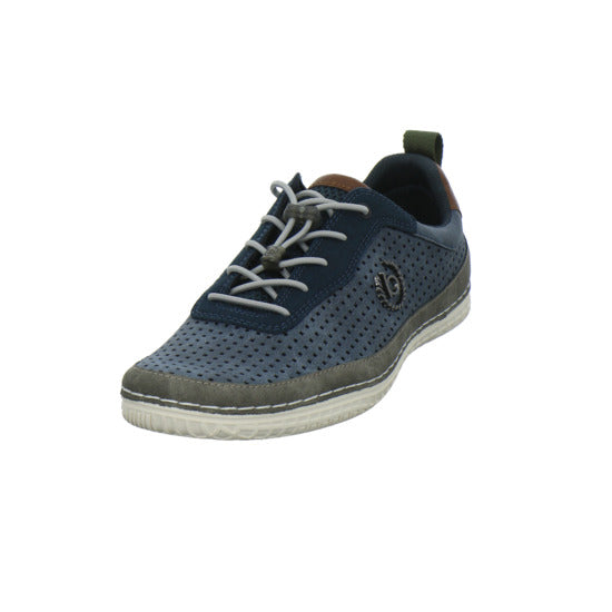 Bugatti Classic Bimini Schnürhalbschuhe Blau-kombi - 360° Ansicht