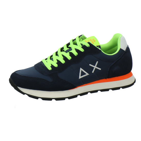 SUN68 Tom Fluo Schnürhalbschuhe Blau-kombi - 360° Ansicht