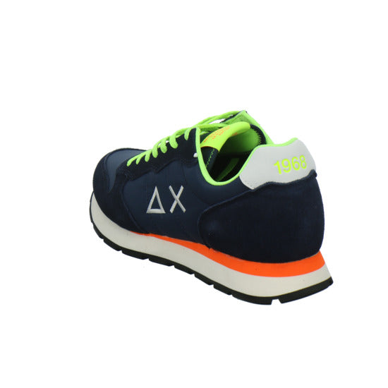 SUN68 Tom Fluo Schnürhalbschuhe Blau-kombi - 360° Ansicht
