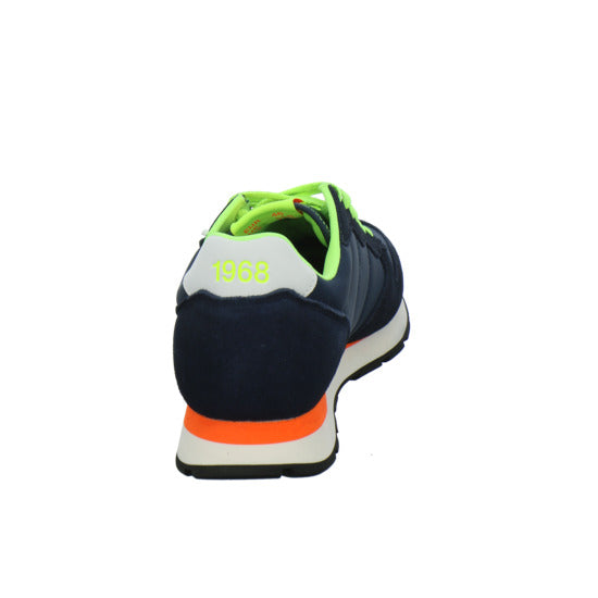 SUN68 Tom Fluo Schnürhalbschuhe Blau-kombi - 360° Ansicht
