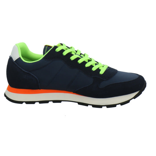 SUN68 Tom Fluo Schnürhalbschuhe Blau-kombi - 360° Ansicht