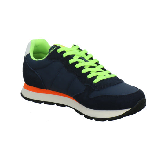SUN68 Tom Fluo Schnürhalbschuhe Blau-kombi - 360° Ansicht