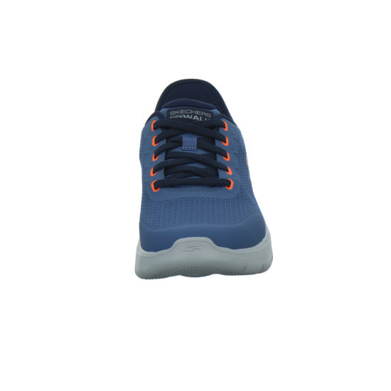 Skechers GO WALK FLEX Schnürhalbschuhe Blau-kombi