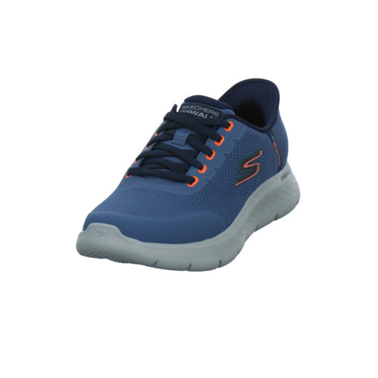 Skechers GO WALK FLEX Schnürhalbschuhe Blau-kombi