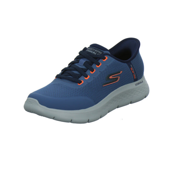 Skechers GO WALK FLEX Schnürhalbschuhe Blau-kombi