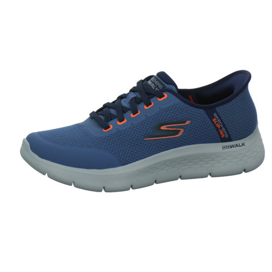 Skechers GO WALK FLEX Schnürhalbschuhe Blau-kombi