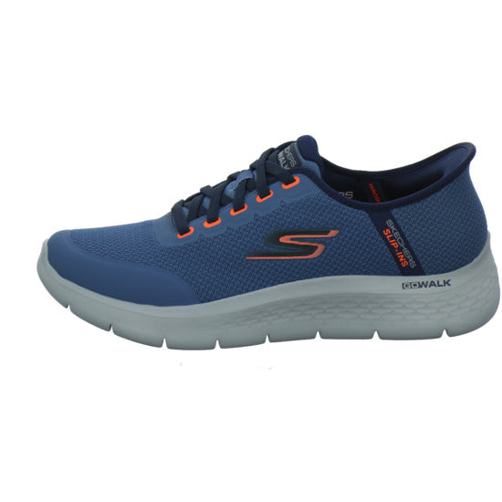 Skechers GO WALK FLEX Schnürhalbschuhe Blau-kombi