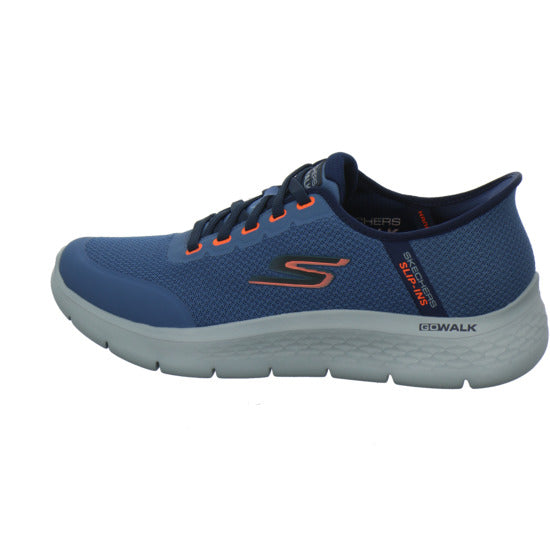 Skechers GO WALK FLEX Schnürhalbschuhe Blau-kombi