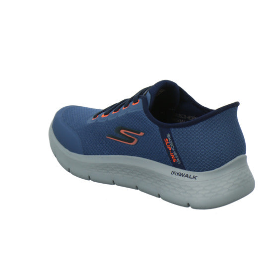 Skechers GO WALK FLEX Schnürhalbschuhe Blau-kombi
