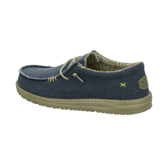Hey Dude Wally Braided Schnürhalbschuhe Denim - 360° Ansicht