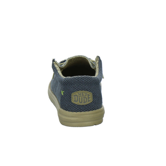 Hey Dude Wally Braided Schnürhalbschuhe Denim - 360° Ansicht