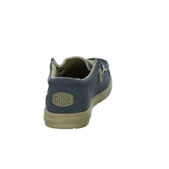 Hey Dude Wally Braided Schnürhalbschuhe Denim - 360° Ansicht