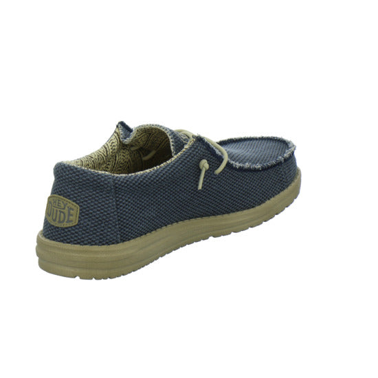 Hey Dude Wally Braided Schnürhalbschuhe Denim - 360° Ansicht