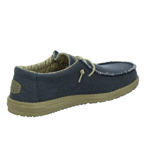 Hey Dude Wally Braided Schnürhalbschuhe Denim - 360° Ansicht