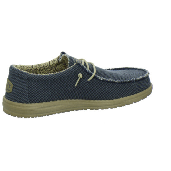 Hey Dude Wally Braided Schnürhalbschuhe Denim - 360° Ansicht