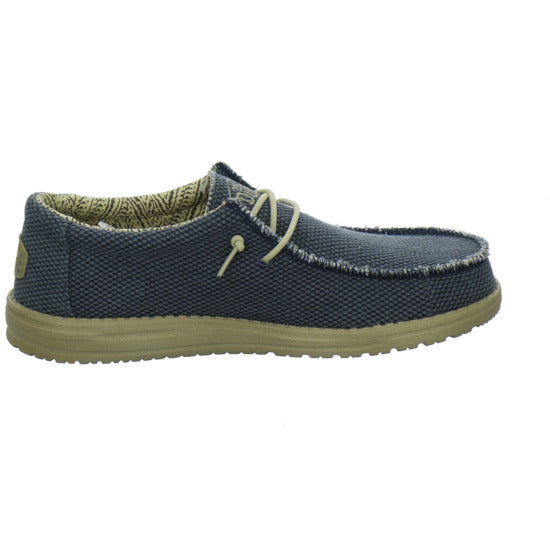 Hey Dude Wally Braided Schnürhalbschuhe Denim - 360° Ansicht