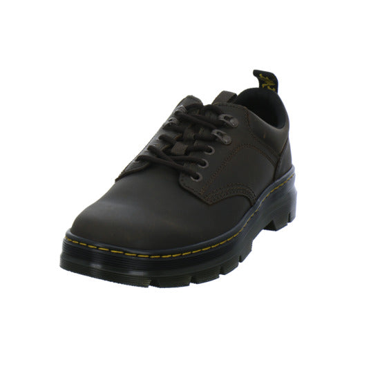 Dr. Martens Reeder Leather Schnürhalbschuhe Dunkelbraun - 360° Ansicht