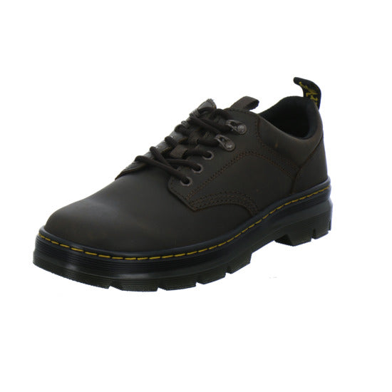 Dr. Martens Reeder Leather Schnürhalbschuhe Dunkelbraun - 360° Ansicht
