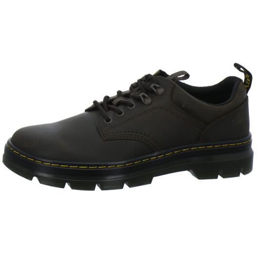 Dr. Martens Reeder Leather Schnürhalbschuhe Dunkelbraun - 360° Ansicht