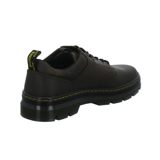 Dr. Martens Reeder Leather Schnürhalbschuhe Dunkelbraun - 360° Ansicht