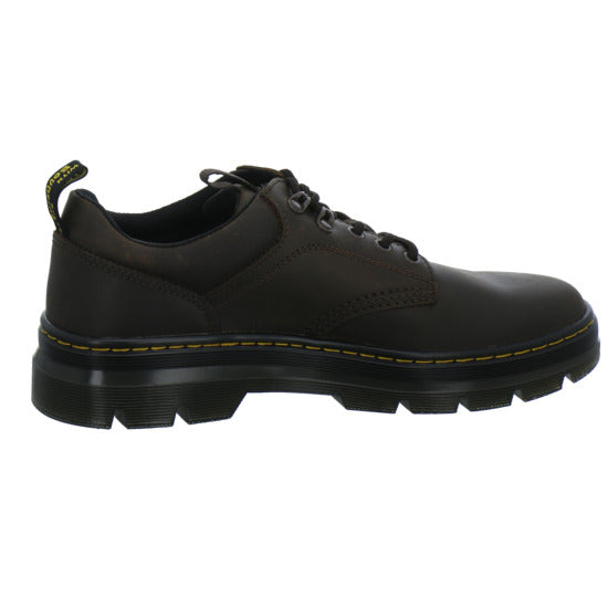 Dr. Martens Reeder Leather Schnürhalbschuhe Dunkelbraun - 360° Ansicht