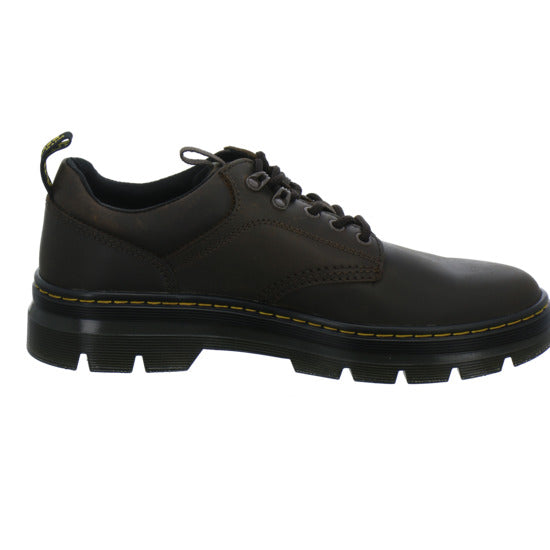 Dr. Martens Reeder Leather Schnürhalbschuhe Dunkelbraun - 360° Ansicht