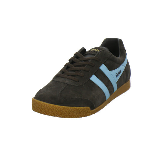Gola Harrier Schnürhalbschuhe Dunkelbraun - 360° Ansicht