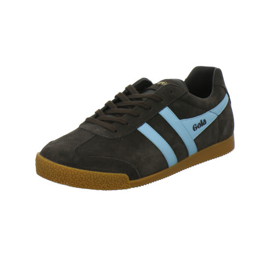 Gola Harrier Schnürhalbschuhe Dunkelbraun - 360° Ansicht