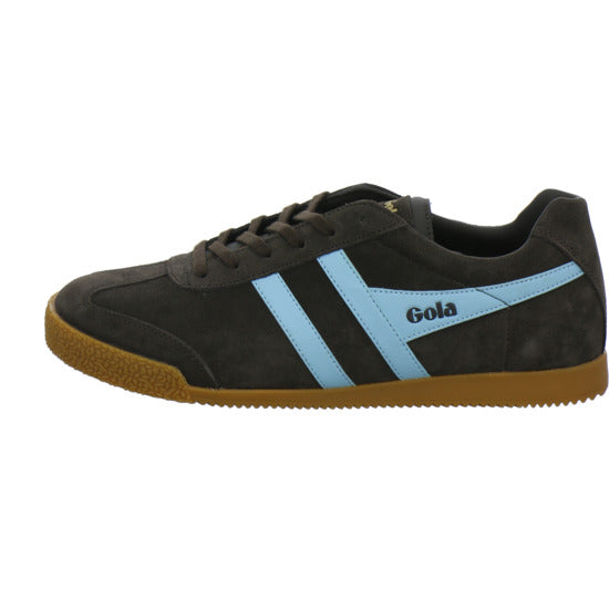 Gola Harrier Schnürhalbschuhe Dunkelbraun - 360° Ansicht