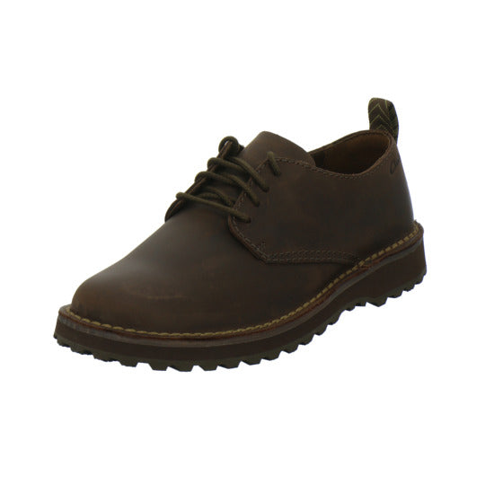 Clarks Solsbury Schnürhalbschuhe Dunkelbraun - 360° Ansicht