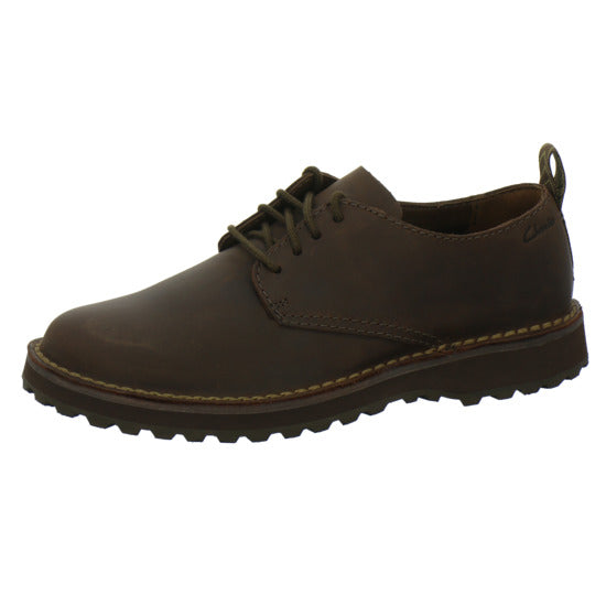 Clarks Solsbury Schnürhalbschuhe Dunkelbraun - 360° Ansicht