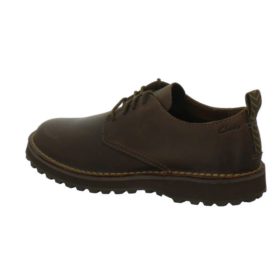 Clarks Solsbury Schnürhalbschuhe Dunkelbraun - 360° Ansicht