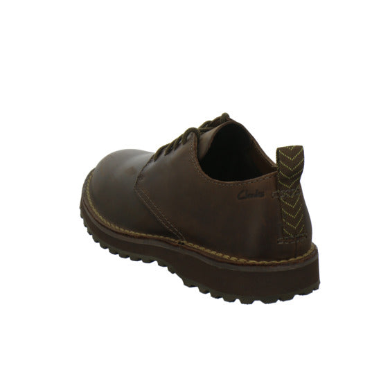 Clarks Solsbury Schnürhalbschuhe Dunkelbraun - 360° Ansicht