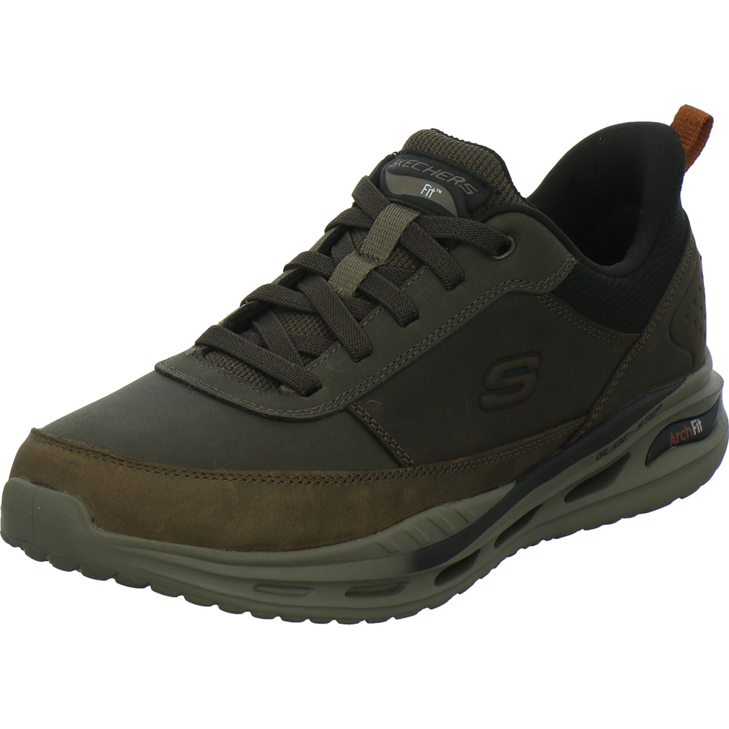 Skechers Sneaker Herren Arch Fit Slip Ins Dunkelbraun
