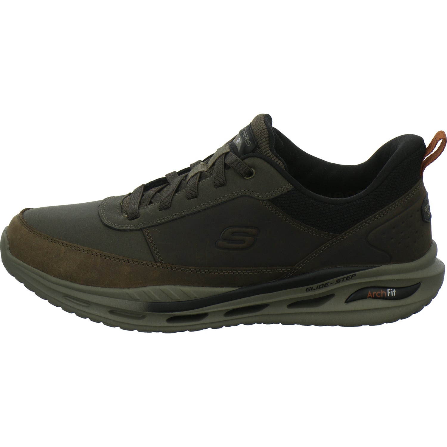 Skechers Sneaker Herren Arch Fit Slip Ins Dunkelbraun